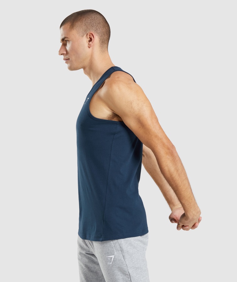 Gymshark Navy Kritisk 2.0 Tank