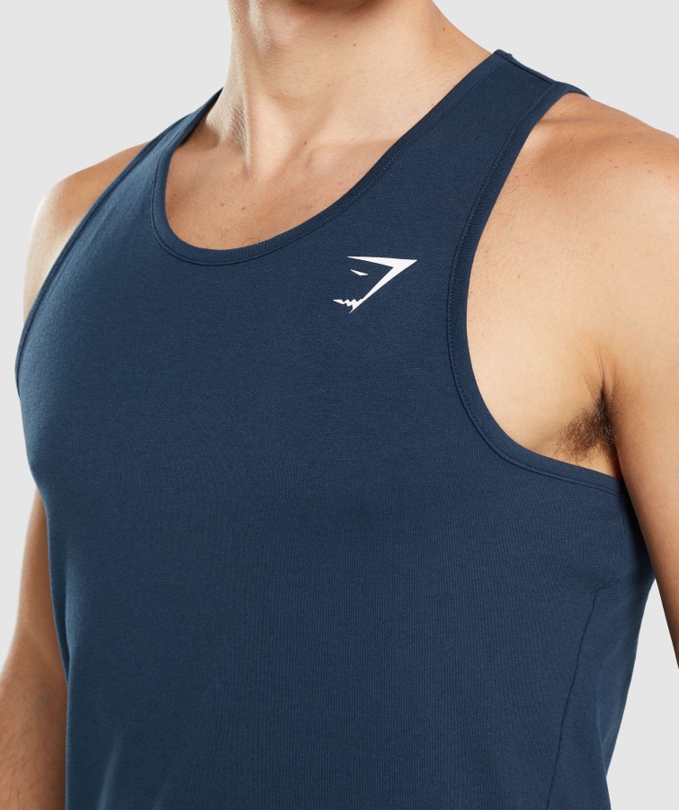 Gymshark Navy Kritisk 2.0 Tank
