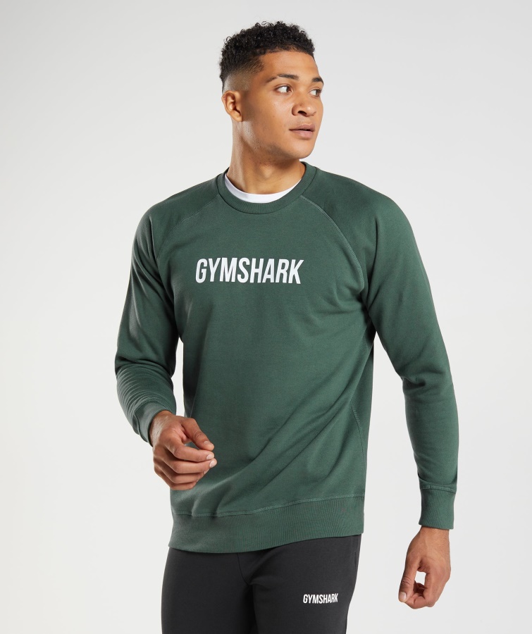 Gymshark Obsidian Green Apollo Crew