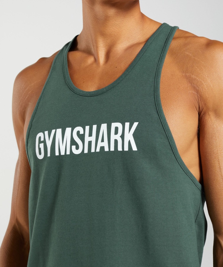 Gymshark Obsidian Grøn Apollo Stringer