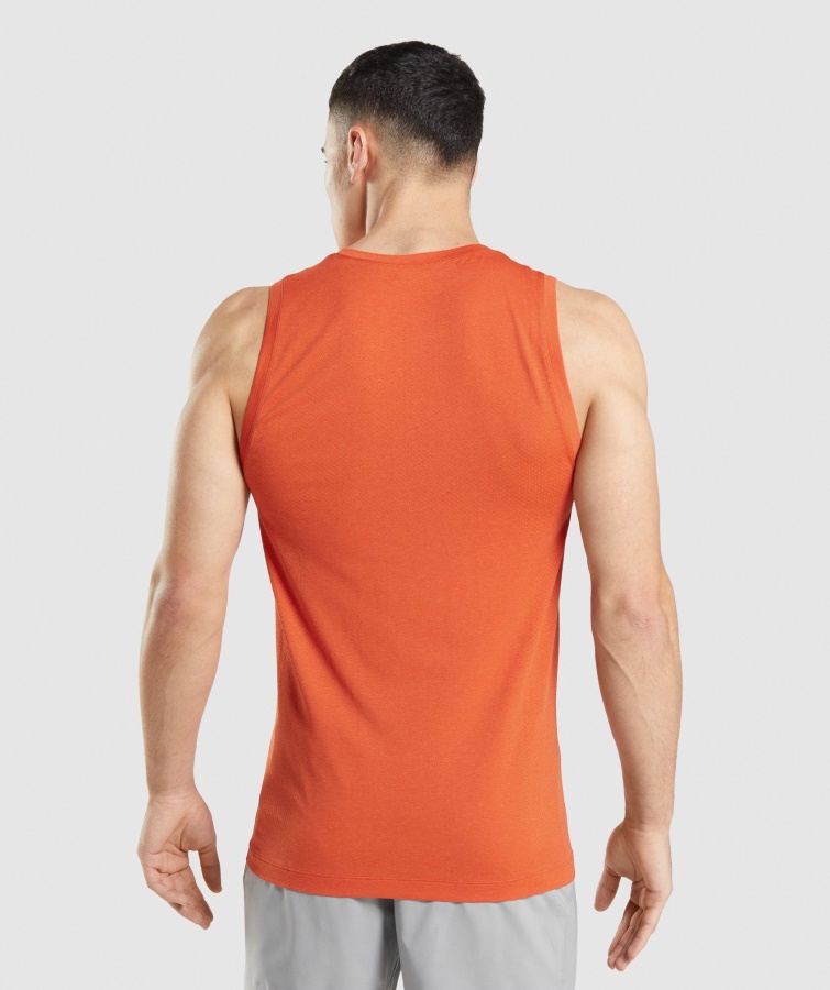 Gymshark Papaya Orange Marl Vital Sømløs Let Tank