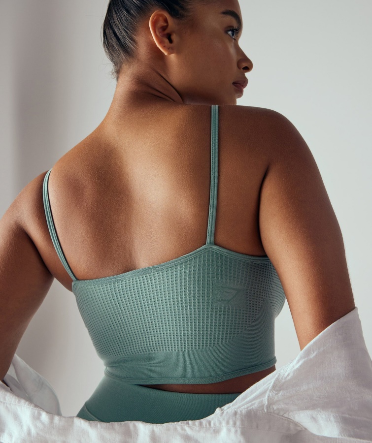 Gymshark Pause Sømløs Bralette Maya Blue