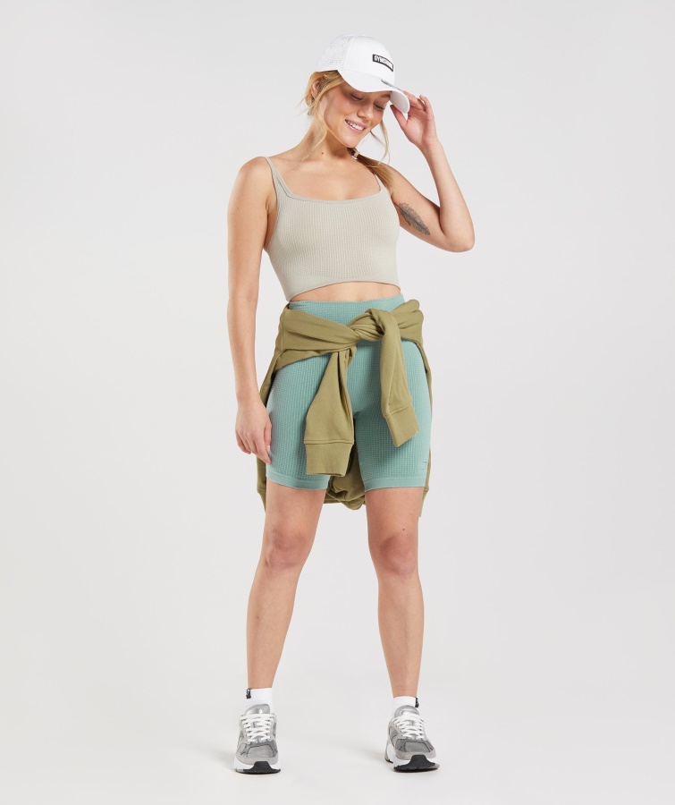 Gymshark Pause Sømløs Bralette Pebble Grey