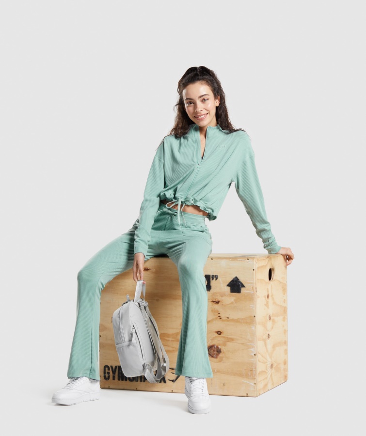 Gymshark Pause Lynlåsjakke Maya Blå