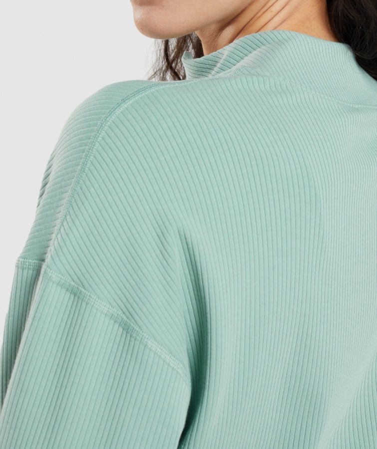 Gymshark Pause Lynlåsjakke Maya Blå