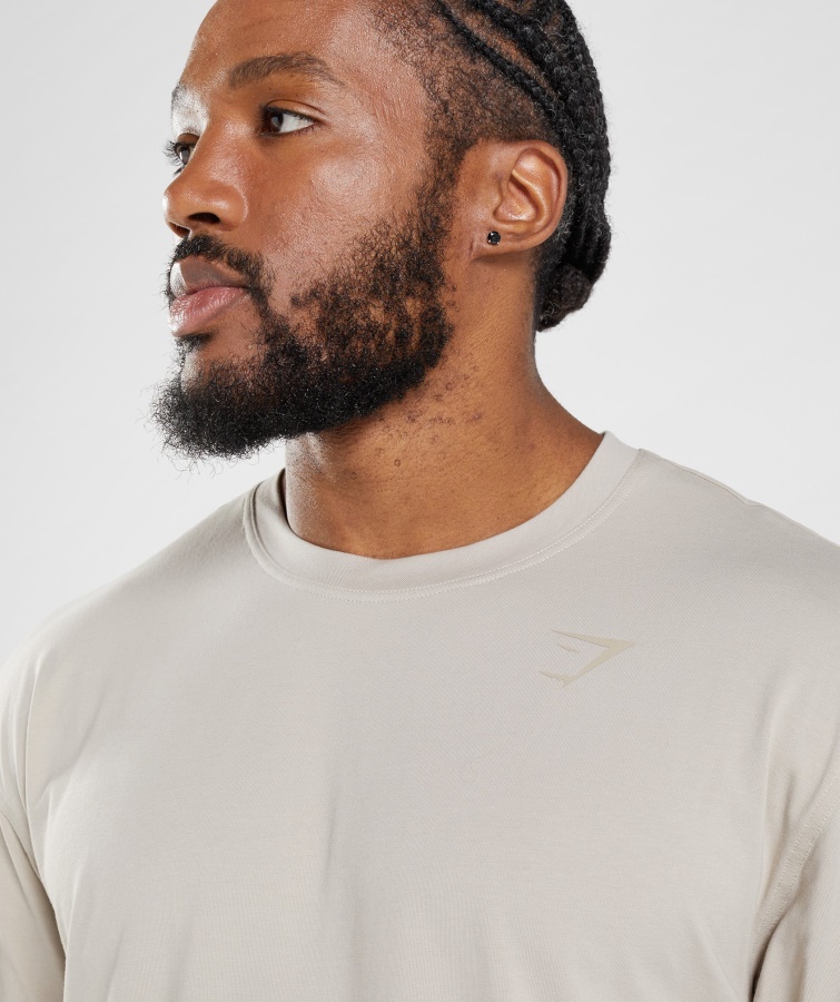 Gymshark Pebble Grey Power T-shirt