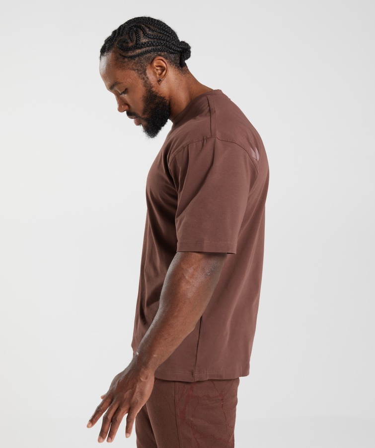 Gymshark Power T-shirt Kirsebærbrun