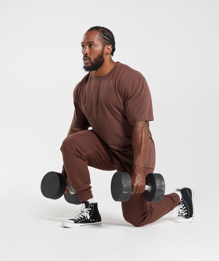 Gymshark Power T-shirt Kirsebærbrun