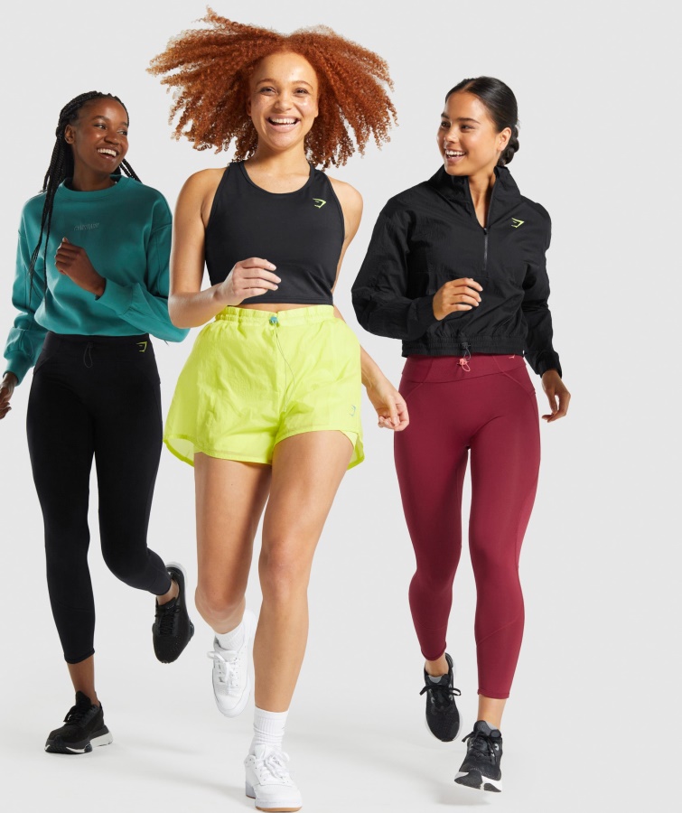 Gymshark Puls Crop Tank Sort