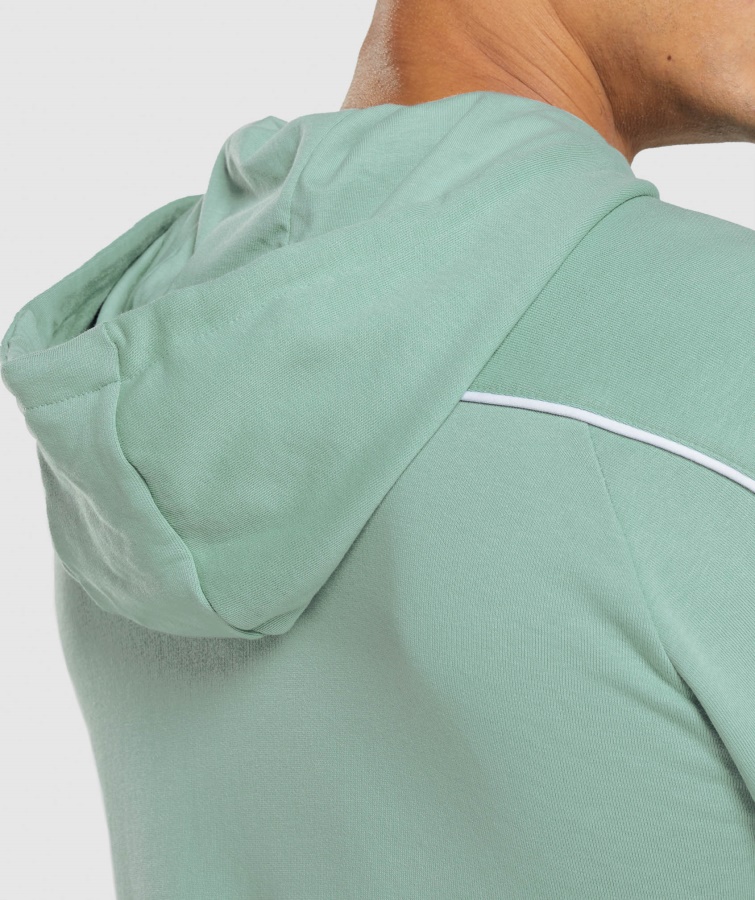 Gymshark Fordybning Hættetrøje Maya Blå-hvid