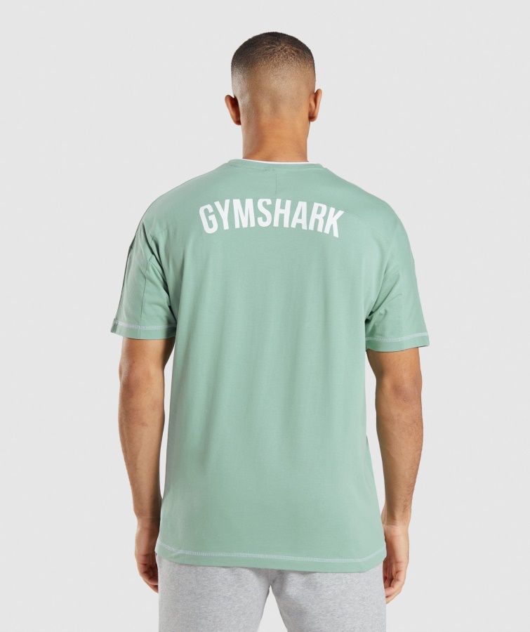 Gymshark Fordybning T-shirt Maya Blå-hvid