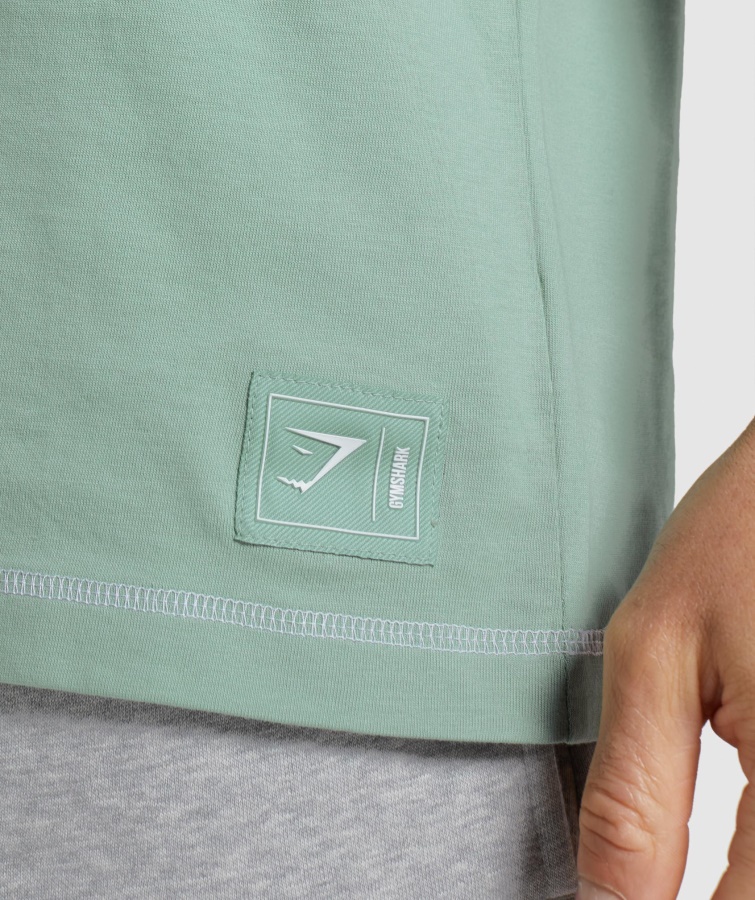 Gymshark Fordybning T-shirt Maya Blå-hvid