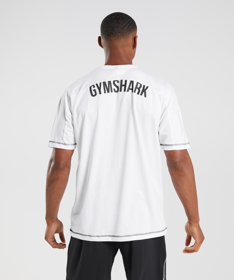Gymshark Fordybning T-shirt Hvid-sort
