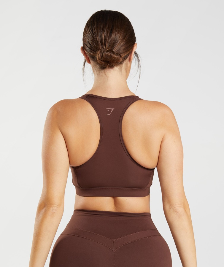 Gymshark Genoplive Brun Whitney Mesh Sports-bh