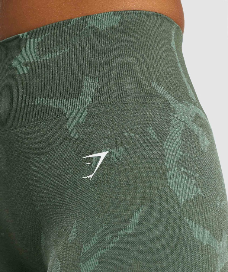 Gymshark Savanne-grøn Adapt Camo Sømløse Leggings