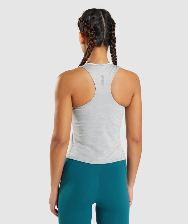 Gymshark Smokey Grå-grøn Mergel Speed Tank