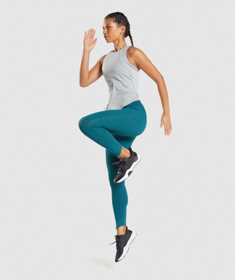 Gymshark Smokey Grå-grøn Mergel Speed Tank