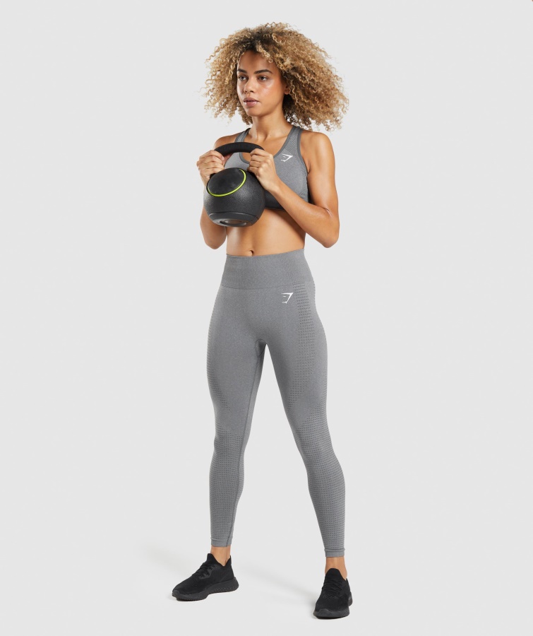 Gymshark Smokey Grey Marl Vital Seamless 2.0 Sports Bh