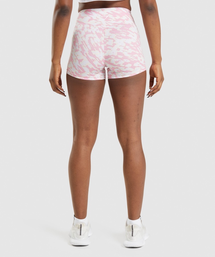 Gymshark Sorbet Pink Print Træningsshorts