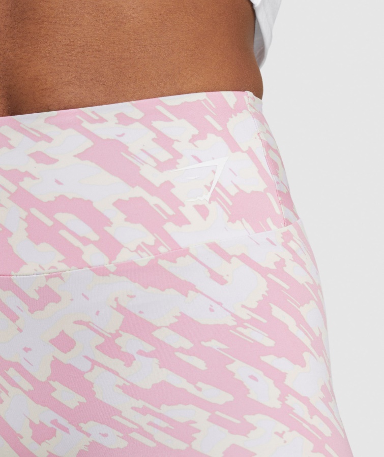 Gymshark Sorbet Pink Print Træningsshorts