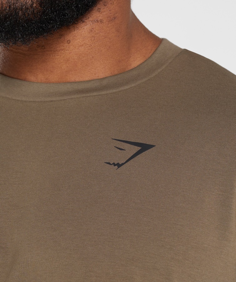 Gymshark Soul Brown Essentiel Oversized T-shirt