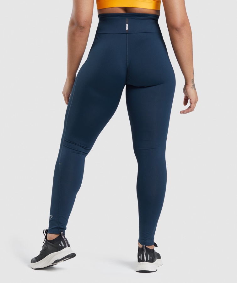 Gymshark Speed Leggings Marineblå