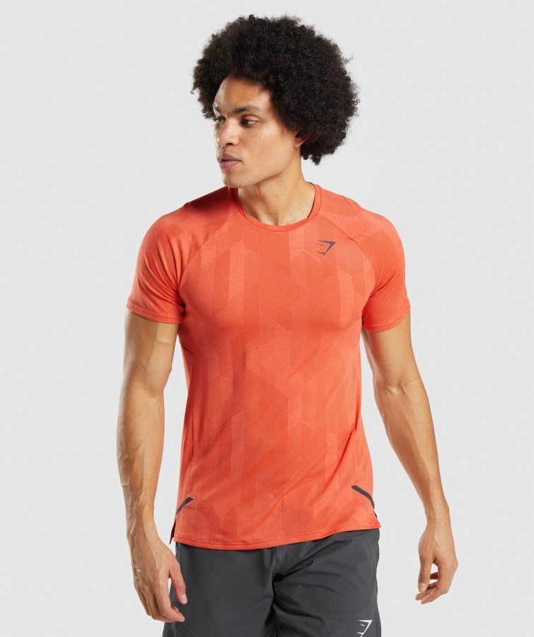 Gymshark Krydret Orange-papaya Orange Apex T-shirt