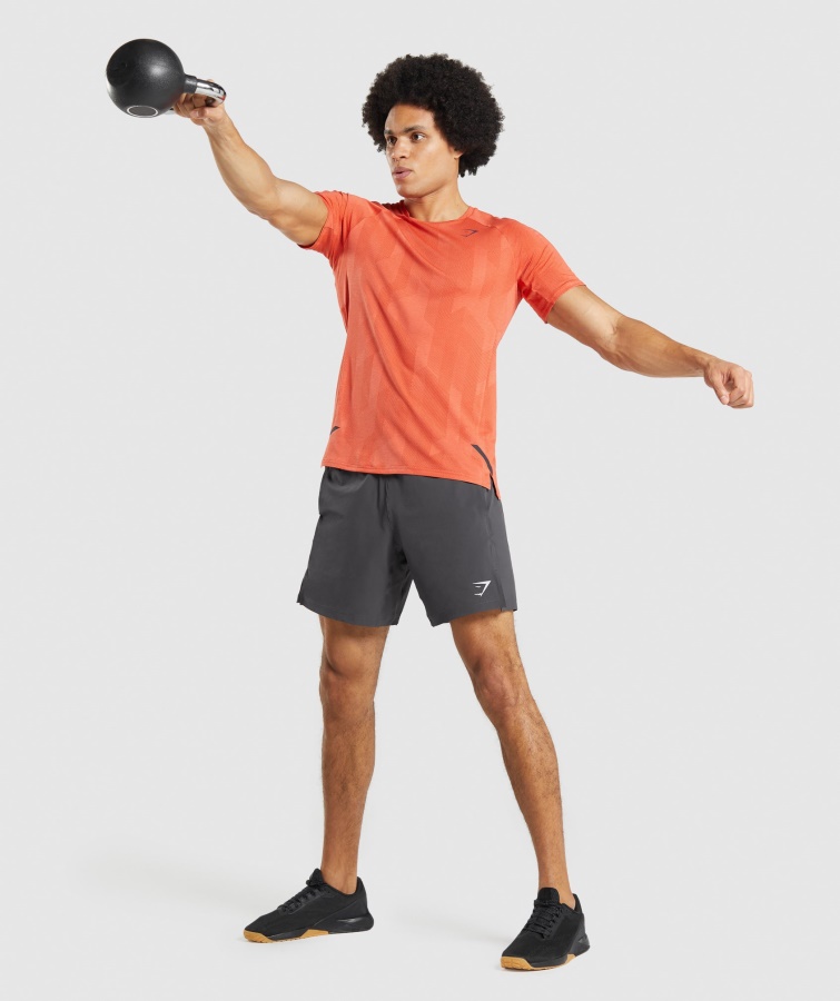 Gymshark Krydret Orange-papaya Orange Apex T-shirt