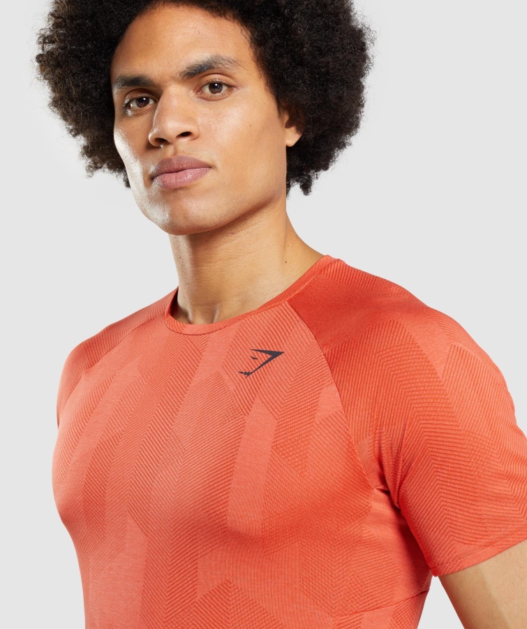Gymshark Krydret Orange-papaya Orange Apex T-shirt