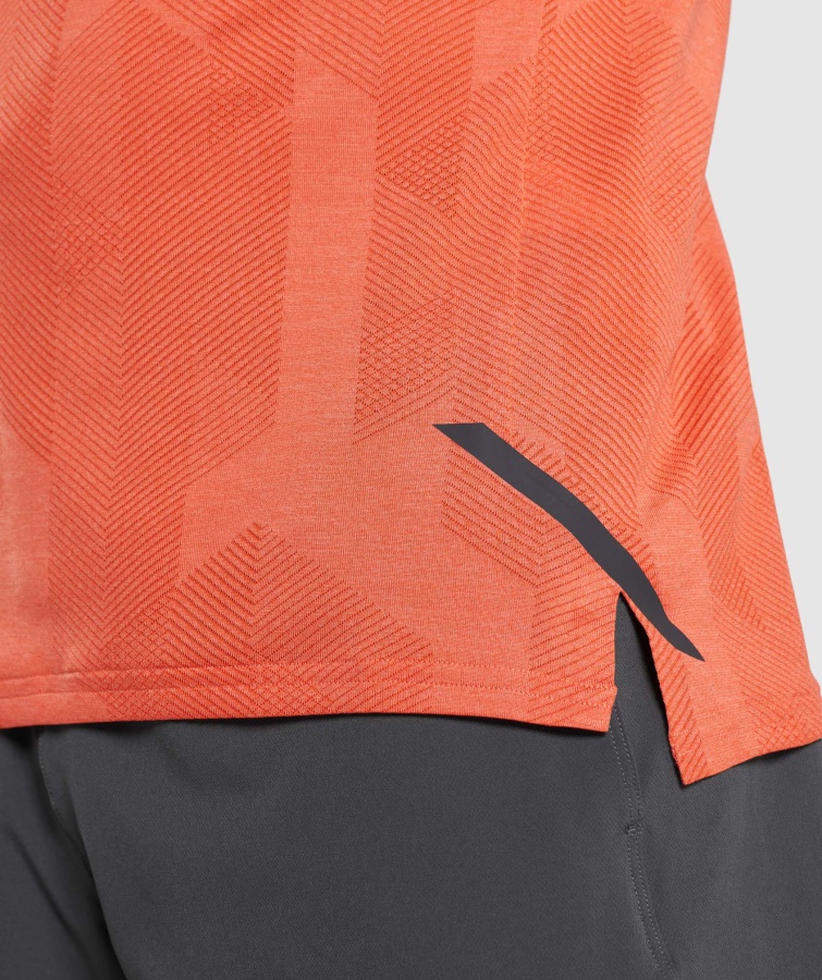 Gymshark Krydret Orange-papaya Orange Apex T-shirt