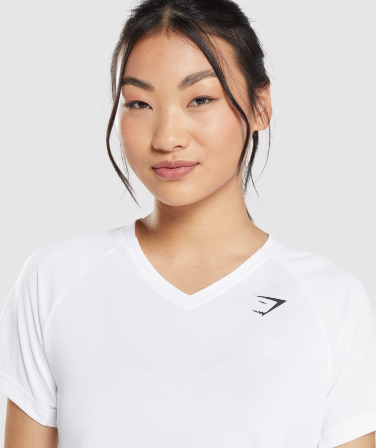 Gymshark Sport Midi T-shirt Hvid