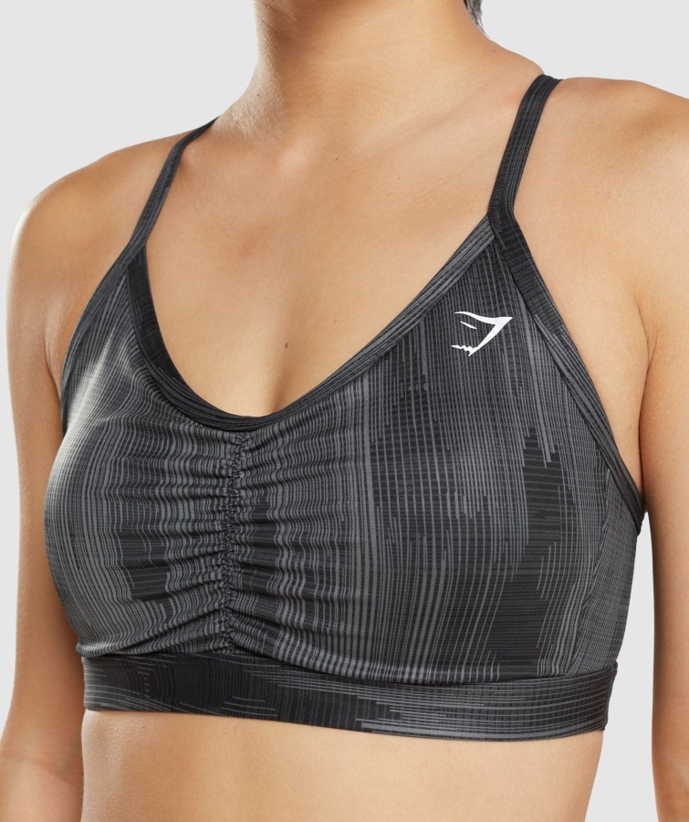 Gymshark Sports Sports Bh Sort Print