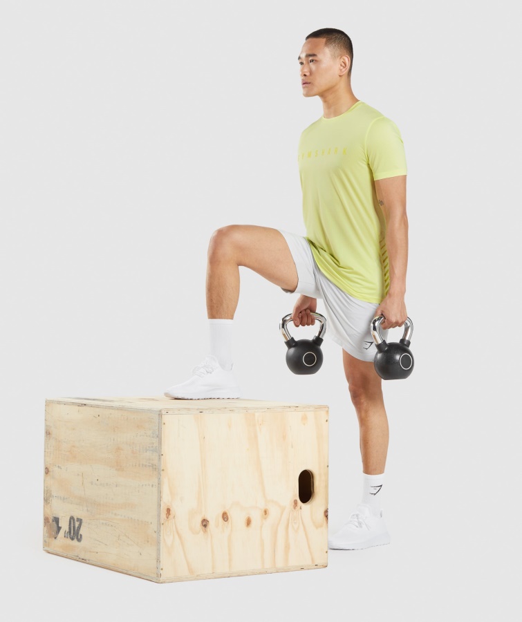 Gymshark Sportsstribet T-shirt Firefly Green