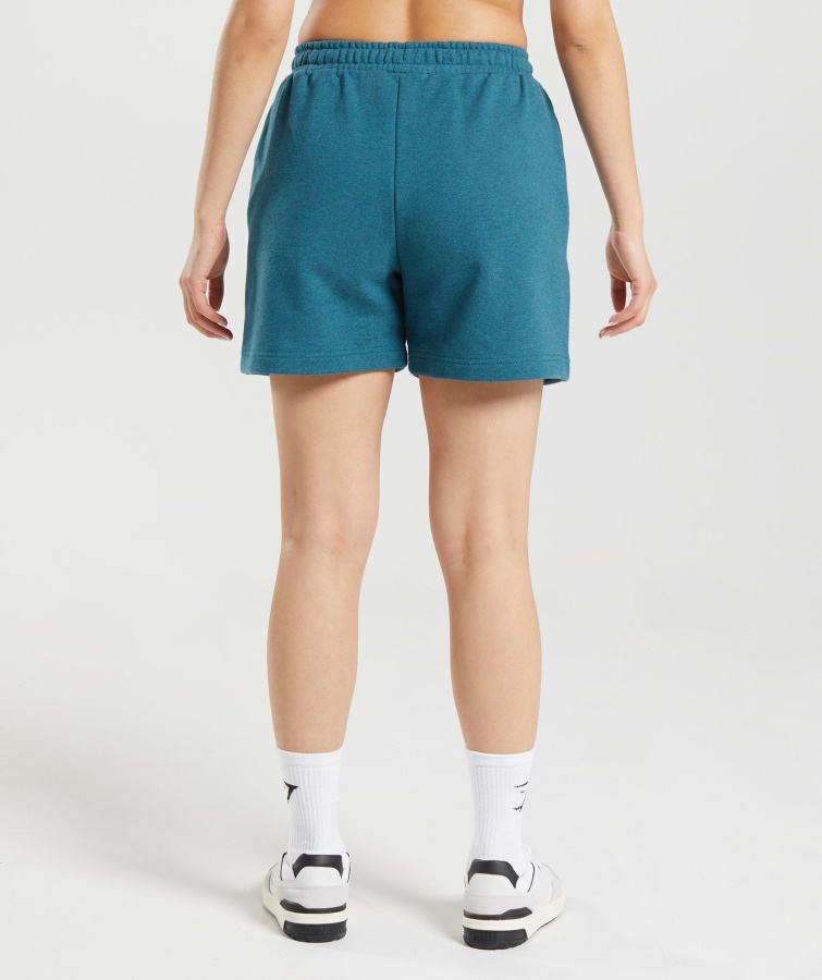 Gymshark Stål Blå Mergel Hviledag Sweats Shorts