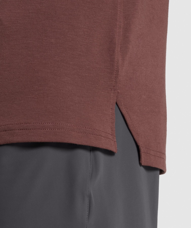 Gymshark Studio Amplify Tank Cherry Brown