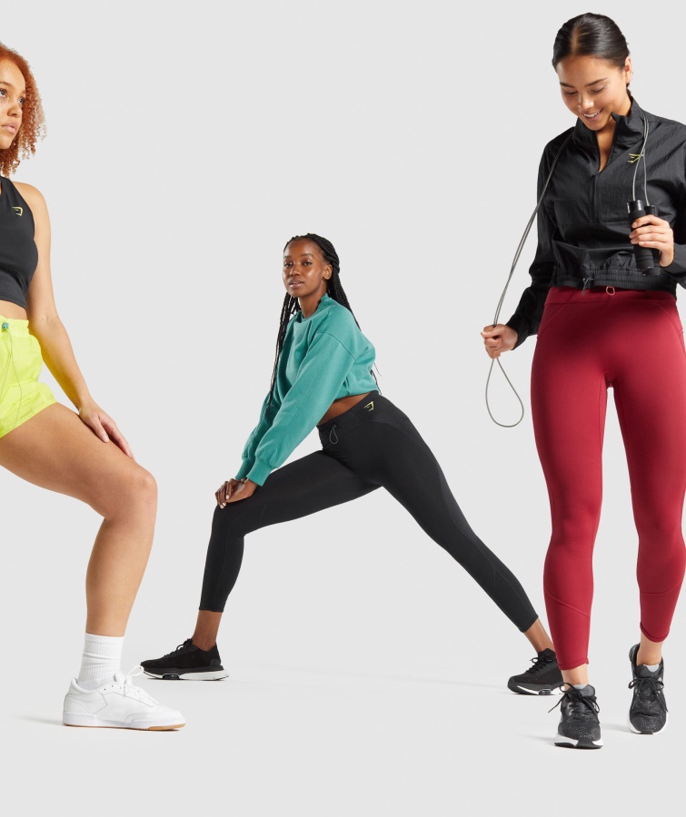 Gymshark Blågrøn Pulstrøje