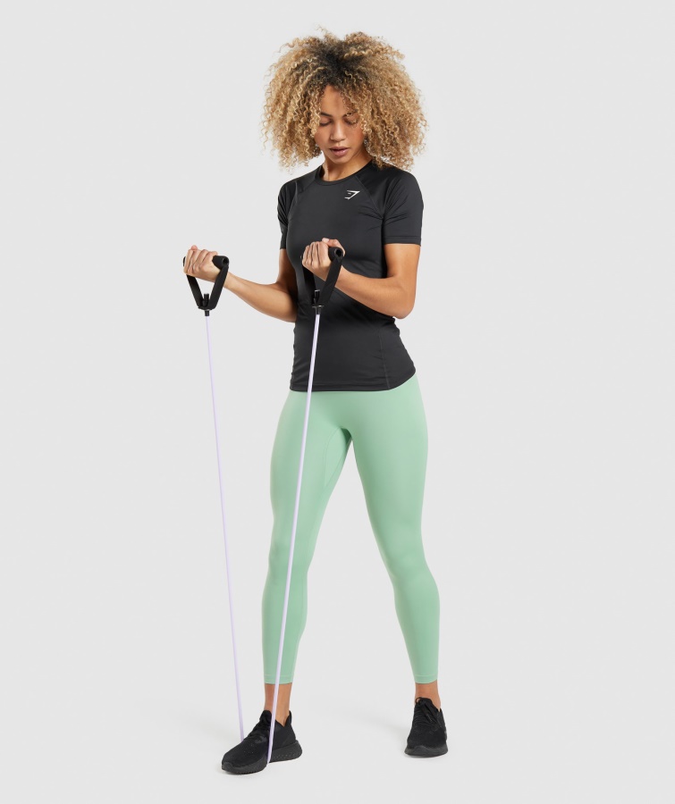 Gymshark Træning Baselayer T-shirt Sort