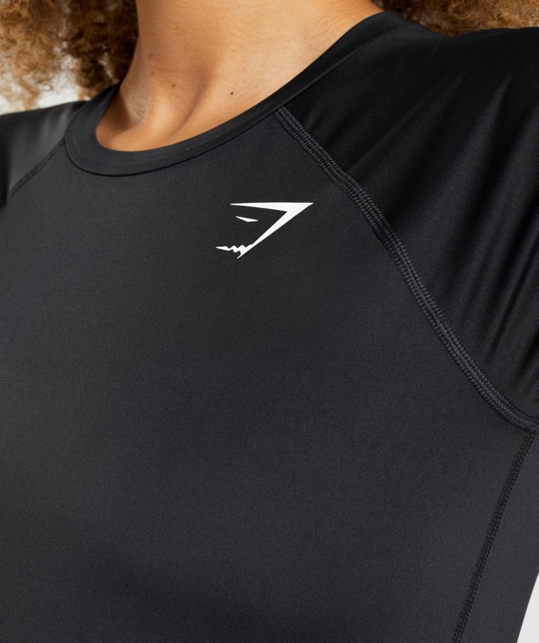 Gymshark Træning Baselayer T-shirt Sort