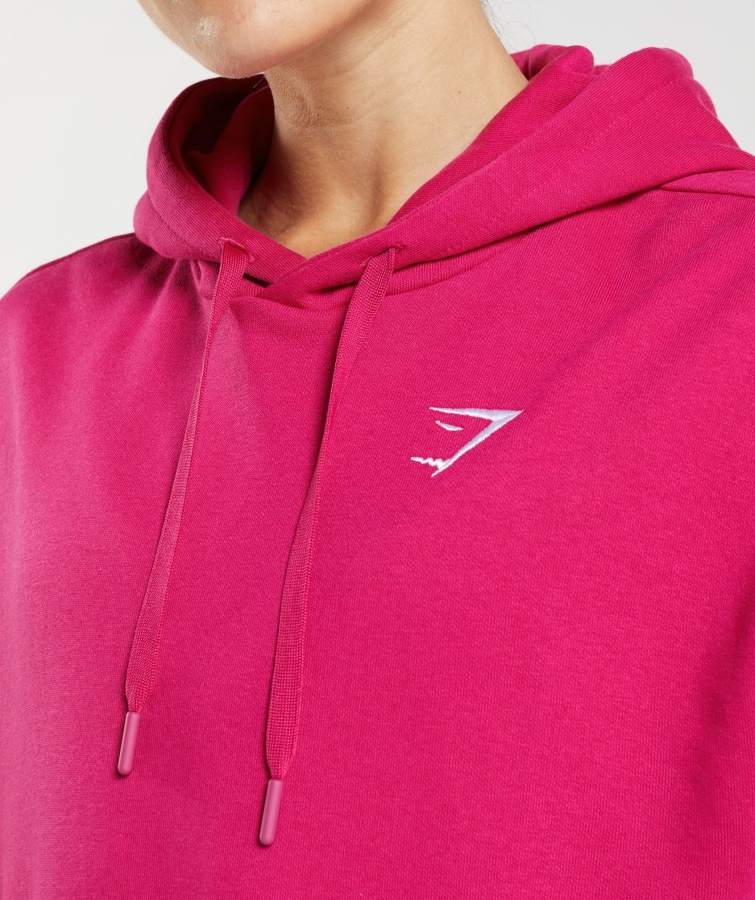 Gymshark Træning Kæreste Hættetrøje Magenta Pink