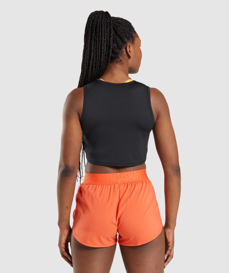 Gymshark Træning Crop Tank Sort