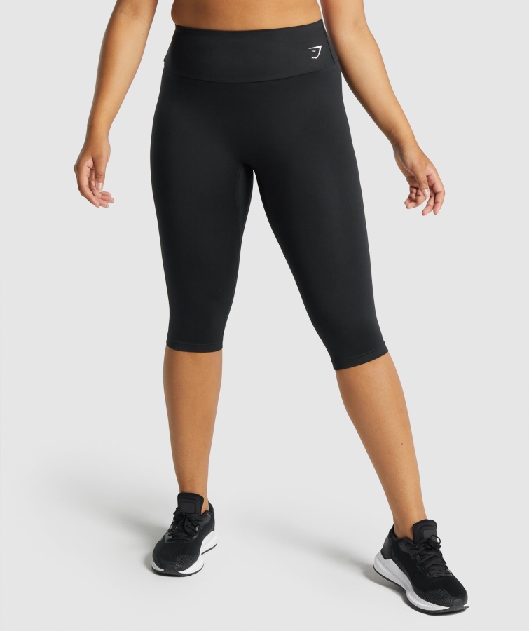 Gymshark Træning Cropped Leggings Sort