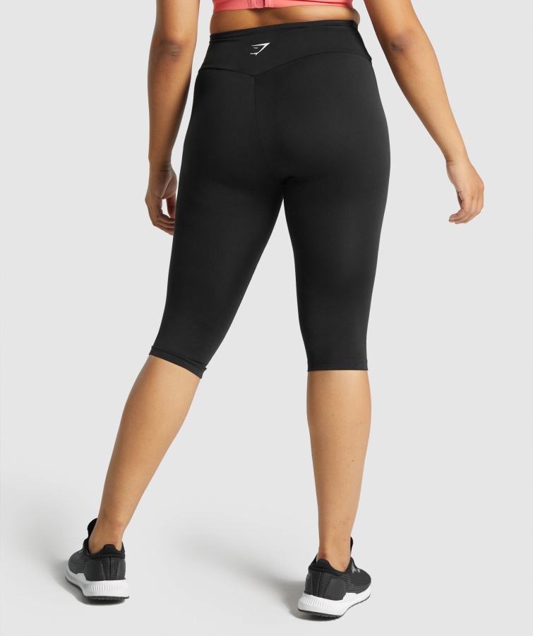 Gymshark Træning Cropped Leggings Sort