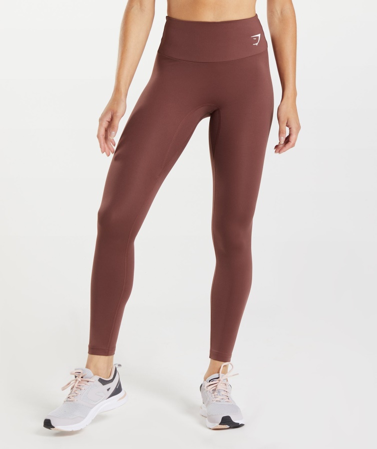Gymshark Træningsleggings Kirsebærbrune