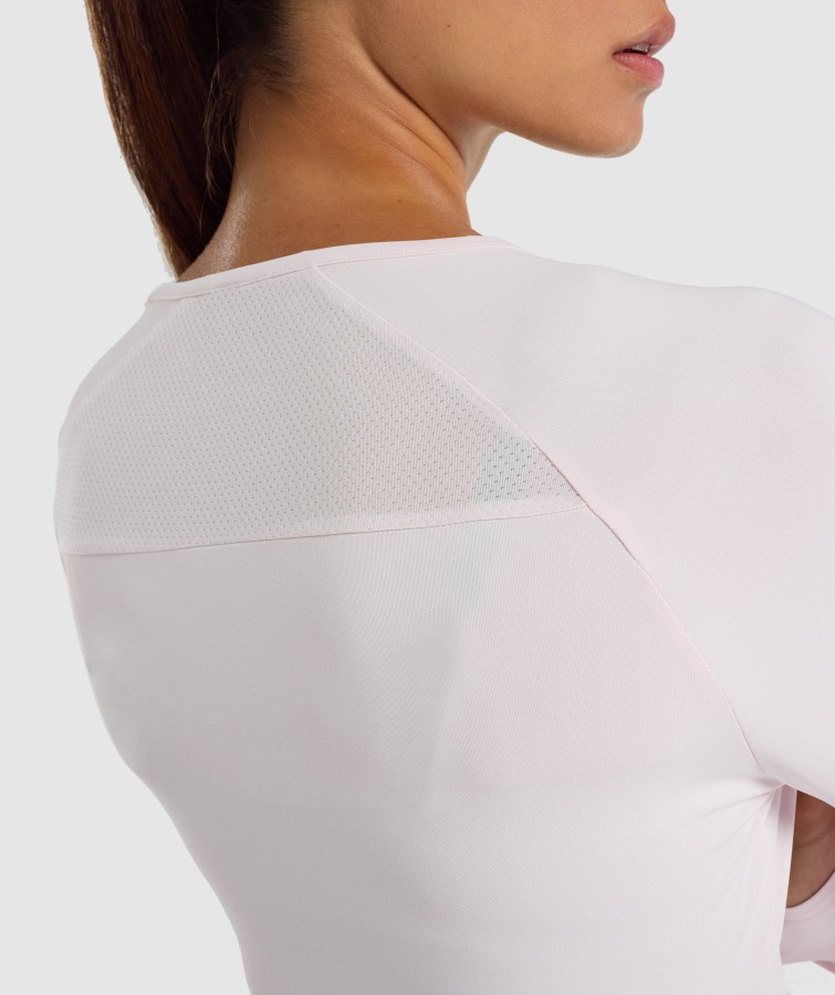 Gymshark Træning Langærmet Crop Top Creme