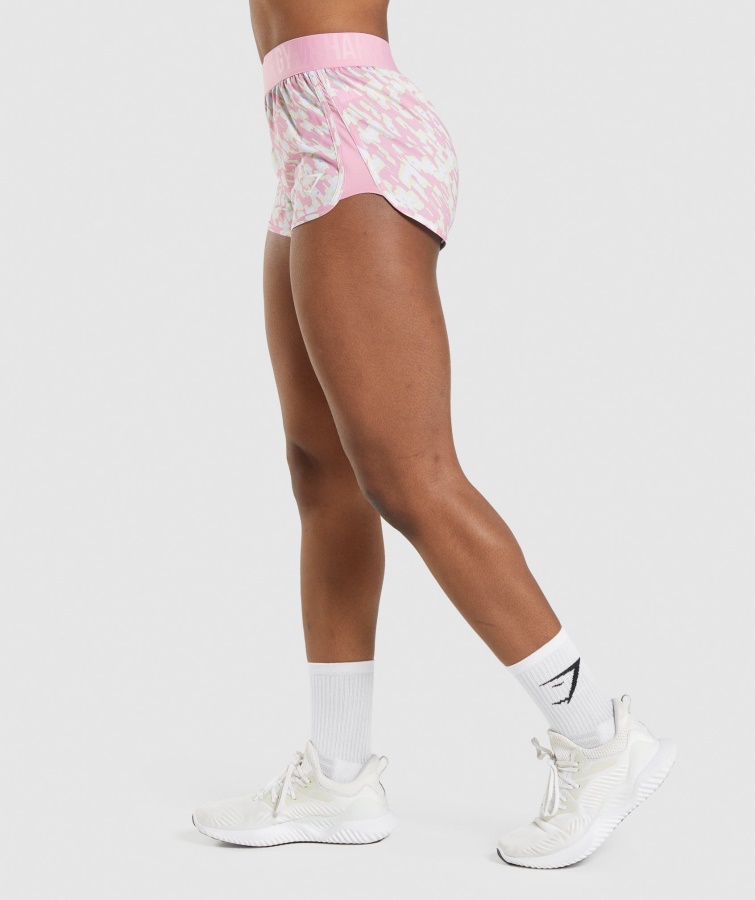 Gymshark Træning Loose Fit Shorts Pink Print