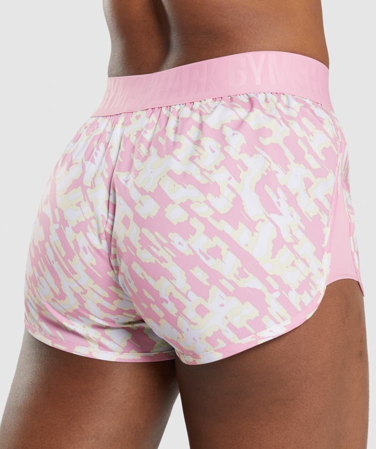 Gymshark Træning Loose Fit Shorts Pink Print