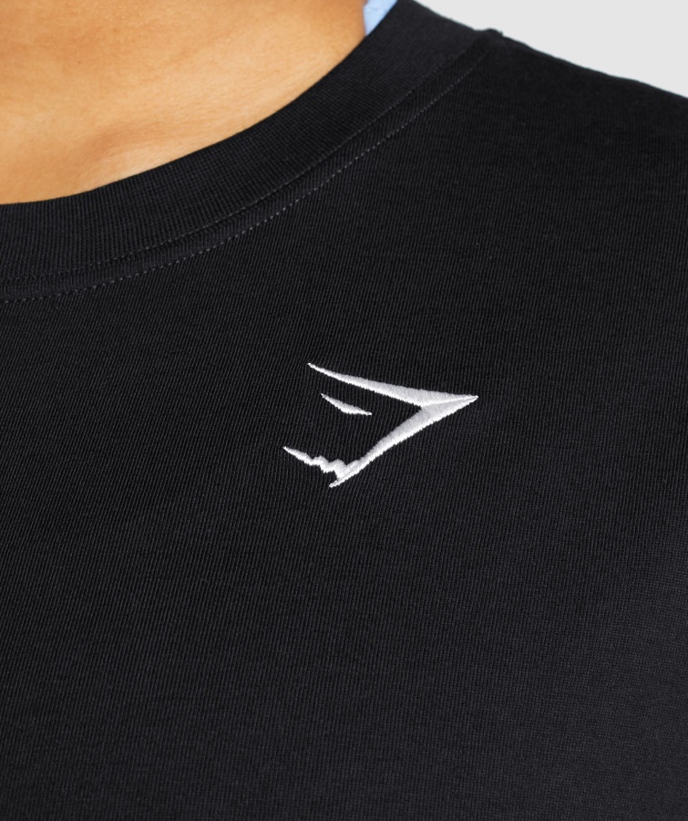 Gymshark Træning Oversized T-shirt Sort