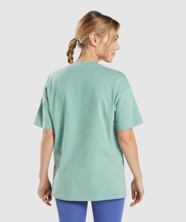 Gymshark Træning Oversized T-shirt Maya Blå