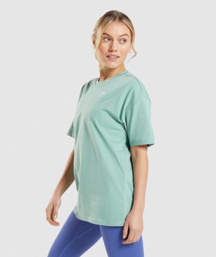 Gymshark Træning Oversized T-shirt Maya Blå
