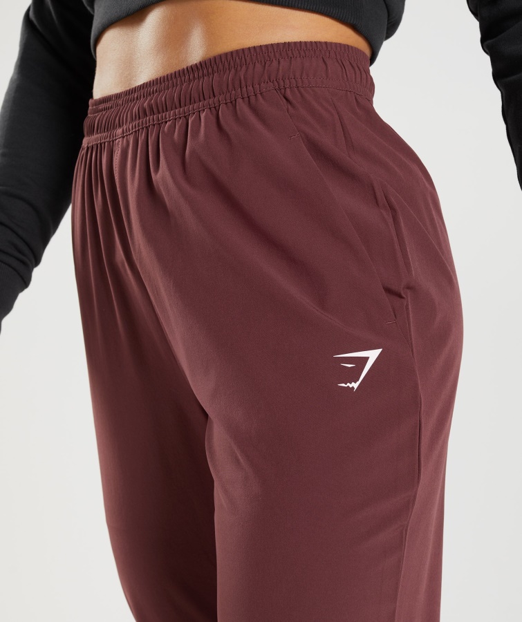 Gymshark Træning Vævede Joggers Kirsebærbrune